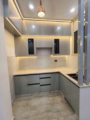 Kitchen in 2 BHK Builder Floor at AJS Heights, Indrapuram – for Rent