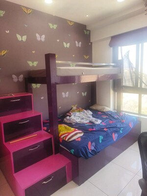 Bedroom in 3 BHK Apartment at Shapoorji Pallonji Vicinia, Powai – for Rent