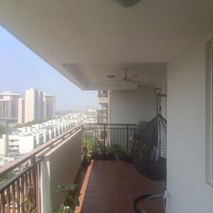 Balcony in 3 BHK Apartment at Brisk Lumbini Terrace Homes, Sector 109 – for Rent