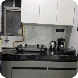 Kitchen in 1.5 BHK Apartment at Kapil Vastu, Goregaon West – for Rent