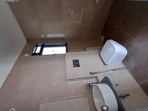 Bathroom in 2 BHK Apartment at Damji Shamji Mahavir Spring Tulip Phase 1, Pokhran Road No Two – for Rent