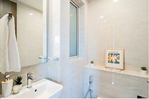 Bathroom in 2 BHK Apartment at DGS Sheetal Ekta, Malad East – for Rent