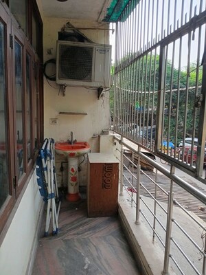 Balcony in 2 BHK Builder Floor at Malviya Nagar – for Rent