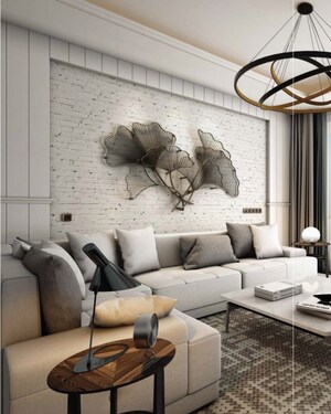 Living Room in 2 BHK Apartment at Lodha Bel Air, Jogeshwari West – for Rent