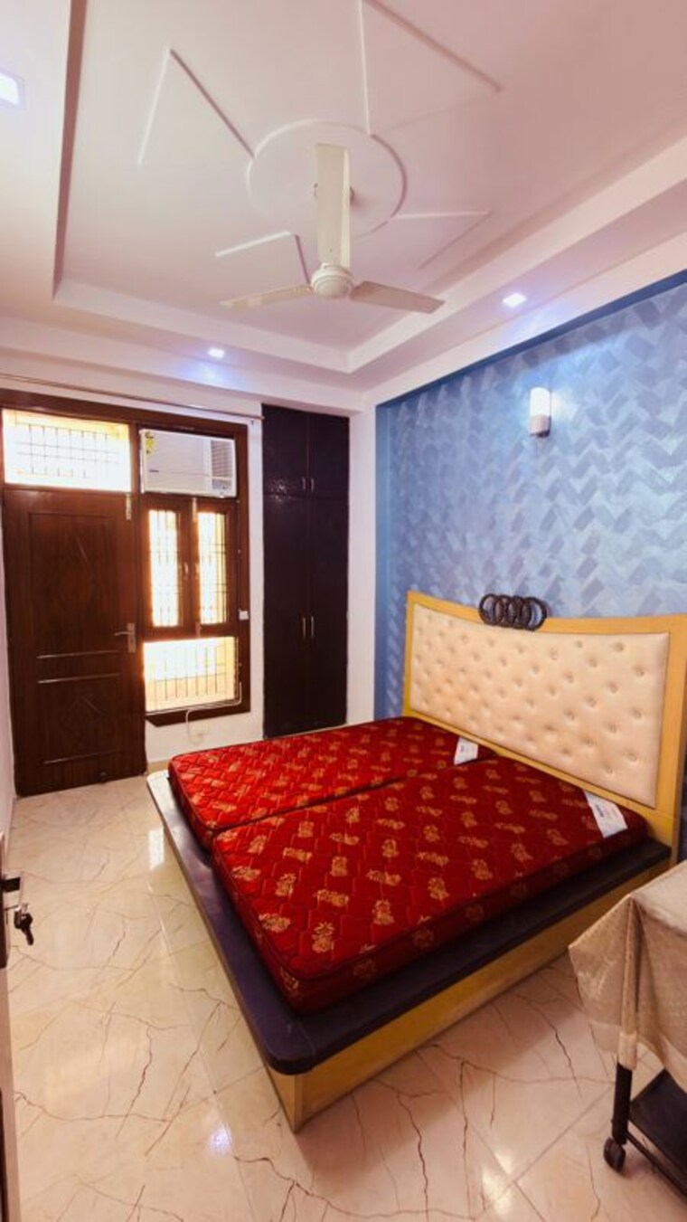 Bedroom, arocon-desire-residency 3 Bedroom 1400 Sq.Ft. Builder Floor In Niti Khand Ghaziabad 10441306