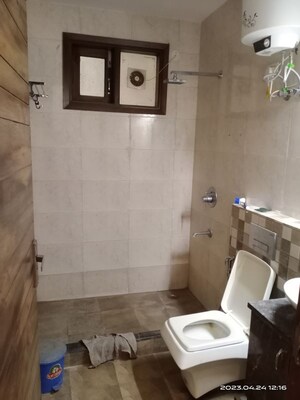 Bathroom in 2 BHK Builder Floor at Vasant Kunj – for Rent