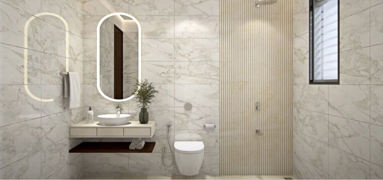 Bathroom, patrachawl-mhada 2.5 Bedroom 800 Sq.Ft. Apartment In Goregaon West Mumbai 10441385