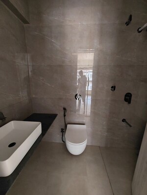 Bathroom in 3 BHK Apartment at Unique K Shire, Punawale – for Rent