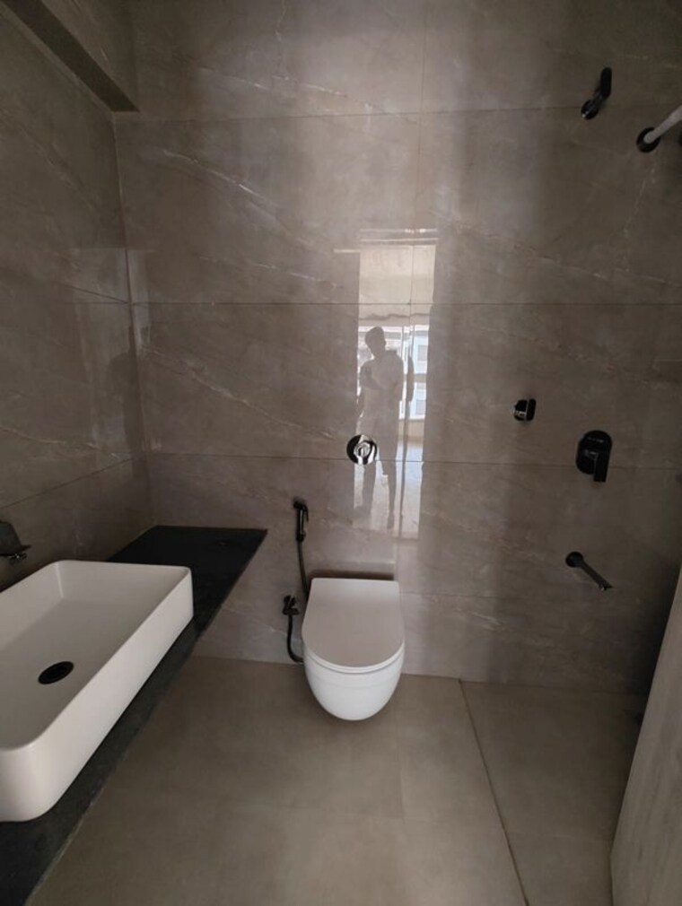 Bathroom, unique-k-shire 3 Bedroom 1400 Sq.Ft. Apartment In Punawale Pune 10441359