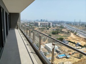 Balcony in 3 BHK Apartment at Krisumi Waterfall Residences, Sector 36a – for Sale