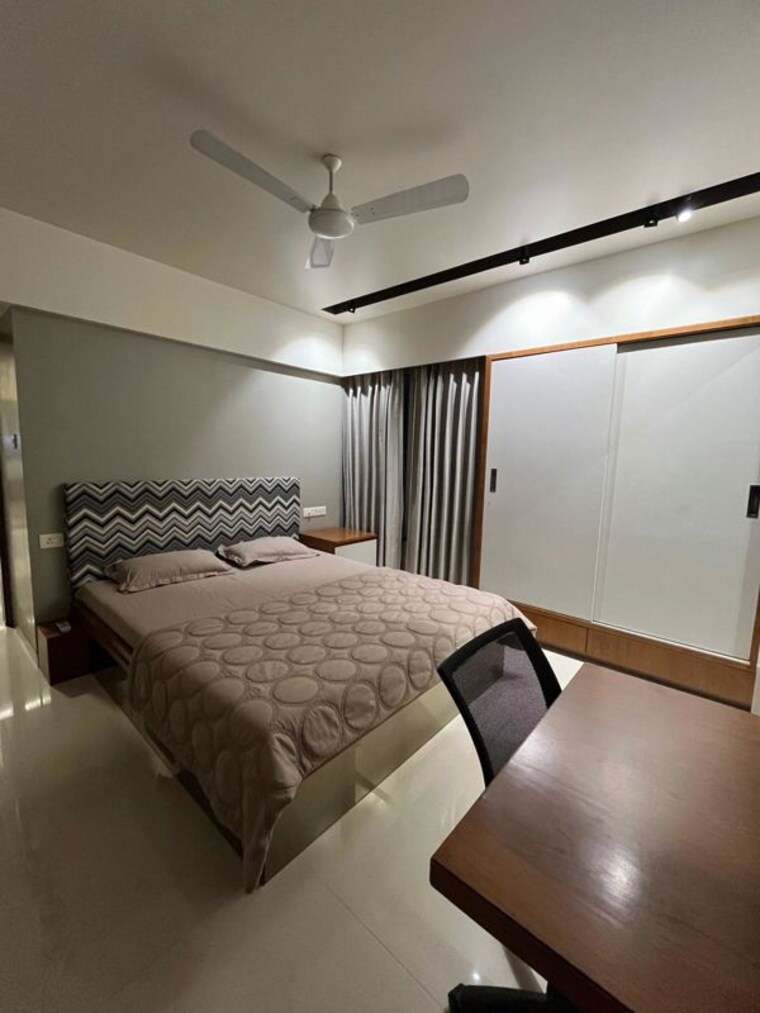 Bedroom, durga-riddhi-siddhi 3 Bedroom 1400 Sq.Ft. Apartment In Balewadi Pune 10441394
