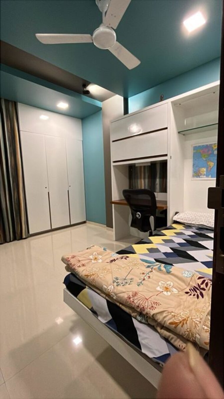 Bedroom, durga-riddhi-siddhi 3 Bedroom 1400 Sq.Ft. Apartment In Balewadi Pune 10441394