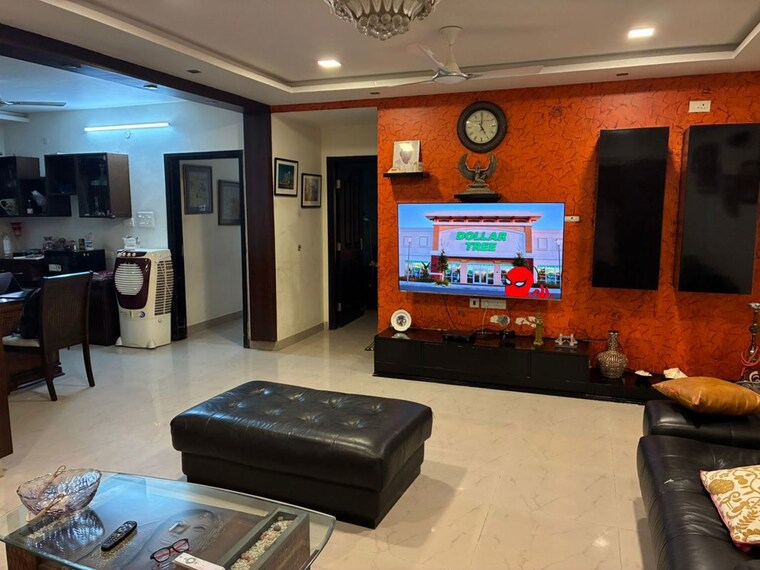 Living Room, western-plaza 2 Bedroom 1684 Sq.Ft. Apartment In Manikonda Hyderabad 10441435