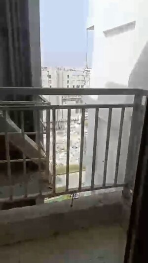 Balcony in 1 BHK Apartment at VVIP Nest, Raj Nagar Extension – for Rent