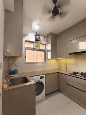 Kitchen in 2 BHK Apartment at One Hiranandani Park, Ghodbunder Road – for Rent