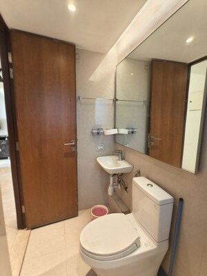 Bathroom in 2 BHK Apartment at One Hiranandani Park, Ghodbunder Road – for Rent