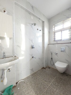 Bathroom in 2 BHK Builder Floor at Hal Layout – for Rent