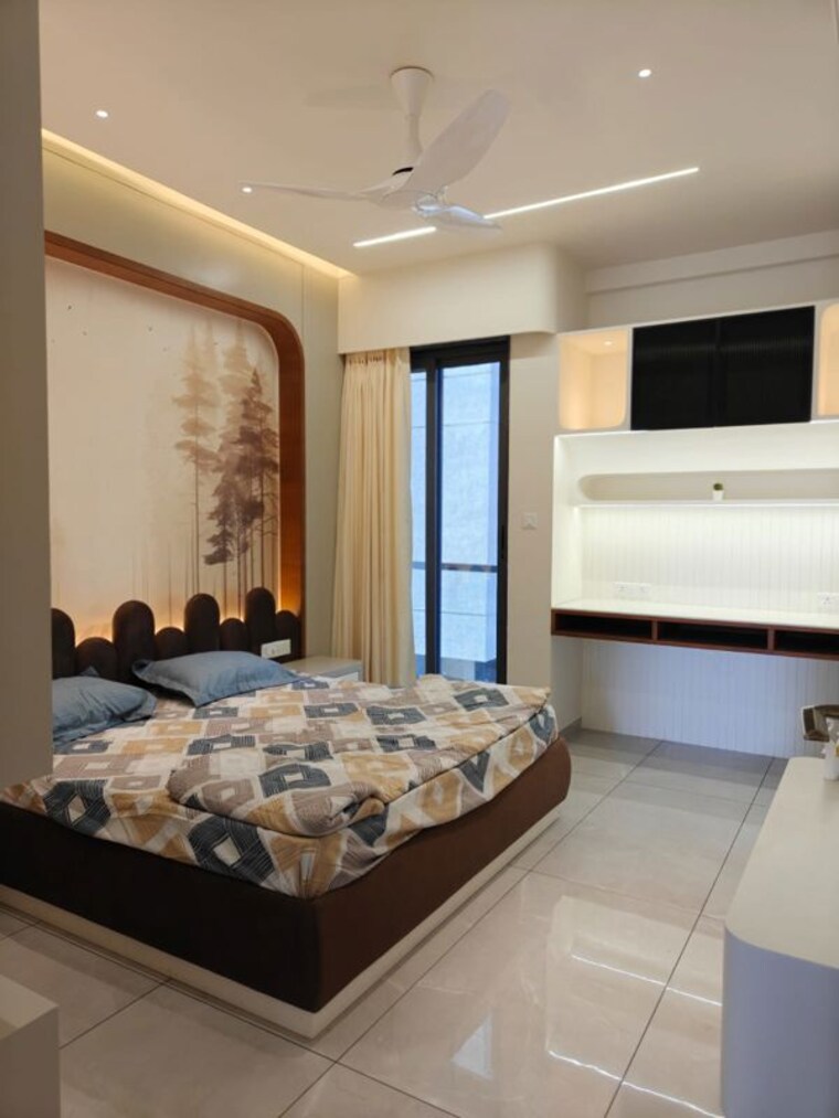 Bedroom, shivang-aananda 3 Bedroom 1173 Sq.Ft. Apartment In Bhayli Vadodara 10438398