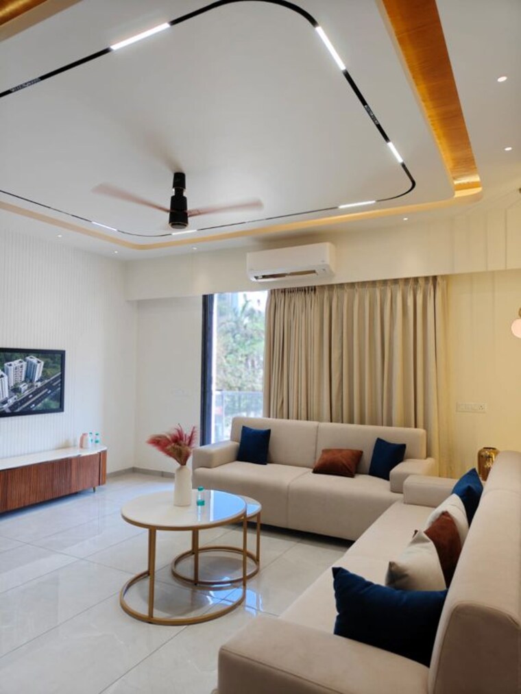 Living Room, shivang-aananda 3 Bedroom 1173 Sq.Ft. Apartment In Bhayli Vadodara 10438398