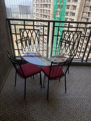 Balcony in 3 BHK Apartment at Paradise Sai World Empire, Kharghar – for Rent
