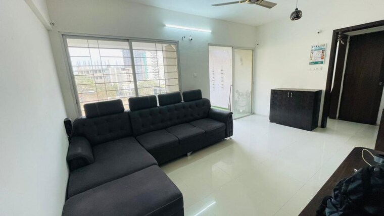 Living Room, saarrthi-stanza 1 Bedroom 900 Sq.Ft. Apartment In Punawale Pune 10441593