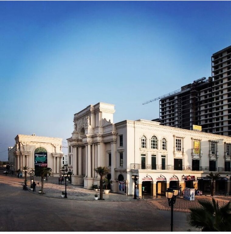 Exterior View, omaxe-world-street Commercial Shop 1200 Sq.Ft. In Sector 79 Faridabad 10441666