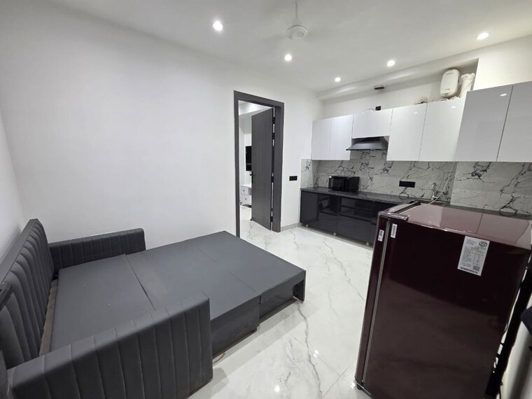 Kitchen, sector 32 1 Bedroom 800 Sq.Ft. Builder Floor In Sector 32 Gurgaon 10441680