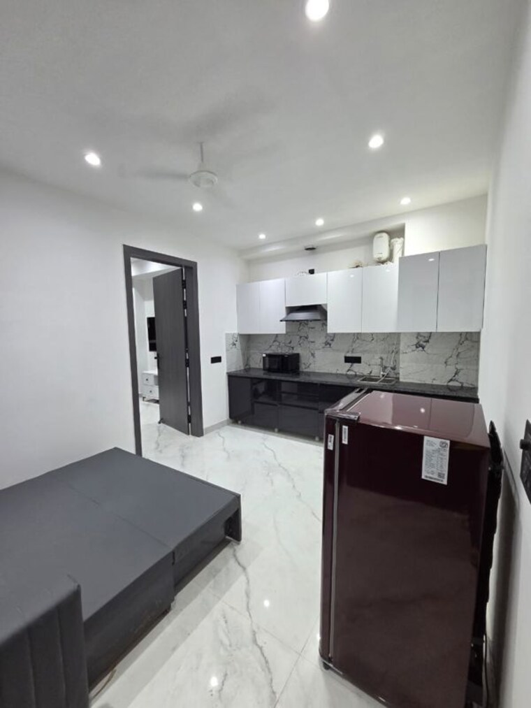 Kitchen, sector 32 1 Bedroom 800 Sq.Ft. Builder Floor In Sector 32 Gurgaon 10441680