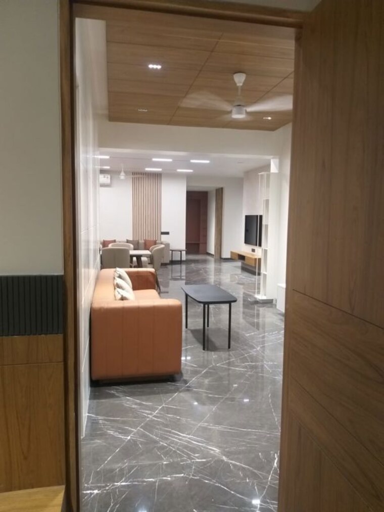 Living Room, nysa-crosswind 4 Bedroom 2180 Sq.Ft. Apartment In Bhayli Vadodara 10441686