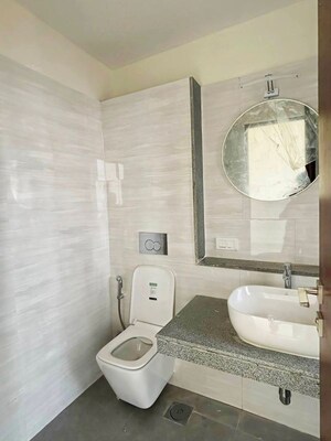 Bathroom in 2 BHK Apartment at Dynamix Divum, Malad East – for Rent
