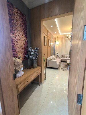 Living Room in 3 BHK Apartment at Courtyard Tiara, Bhayli – for Sale