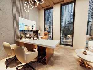 Team Area in  Office Space at One Lodha Place, Lower Parel – for Rent