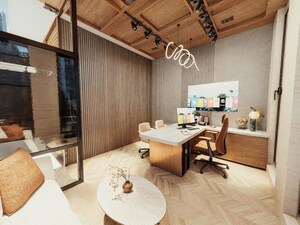 Living Room in  Office Space at One Lodha Place, Lower Parel – for Rent