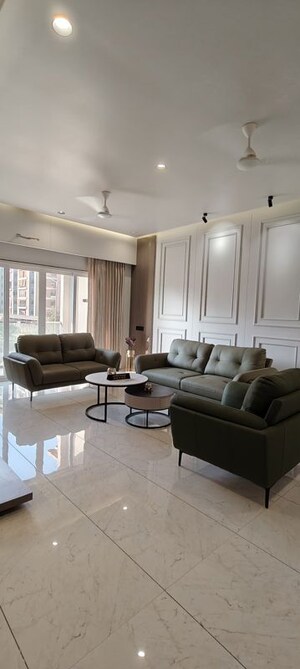 Living Room in 4 BHK Apartment at Shree Mayur 44, Bhayli – for Sale