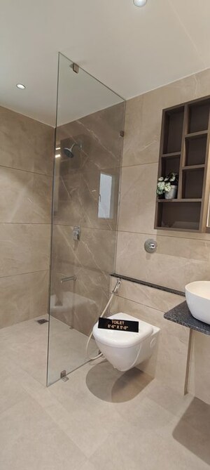 Washroom in 4 BHK Apartment at Shree Mayur 44, Bhayli – for Sale