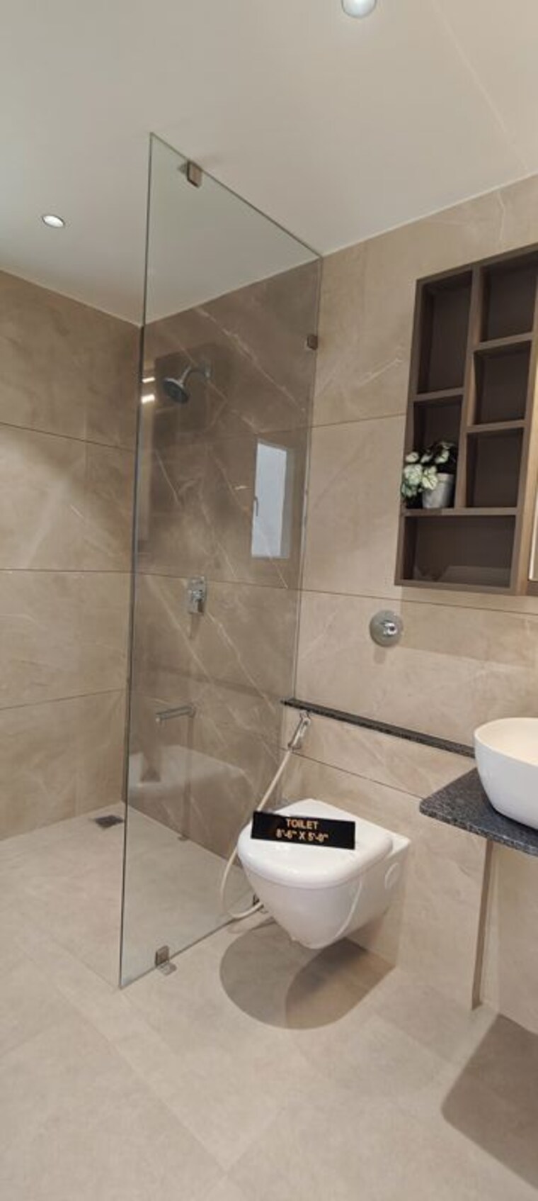 Washroom, shree-mayur-44 4 Bedroom 1722 Sq.Ft. Apartment In Bhayli Vadodara 10441651