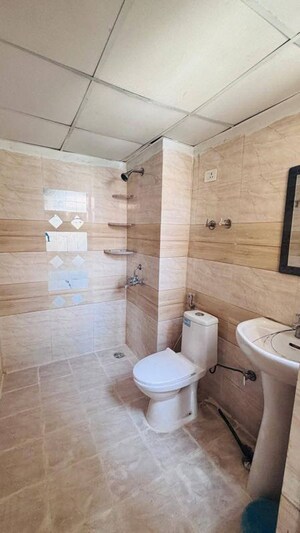 Bathroom in 3 BHK Apartment at Trident Embassy, Sector 1 Greater Noida – for Rent