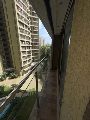 Balcony in 3 BHK Apartment at Acme Ozone, Manpada – for Rent