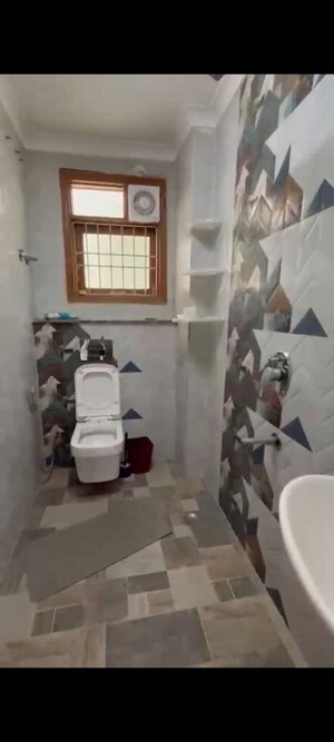 Bathroom in 3 BHK Builder Floor at Vasant Kunj Enclave – for Rent
