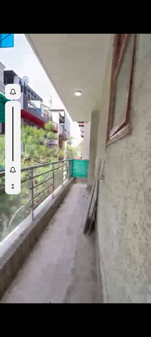 Balcony in 3 BHK Builder Floor at Vasant Kunj Enclave – for Rent