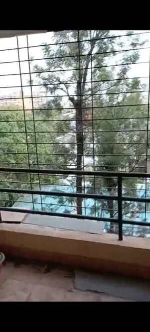 Balcony in 1 BHK Apartment at Ganga Sarovar, Wadgaon Sheri – for Rent