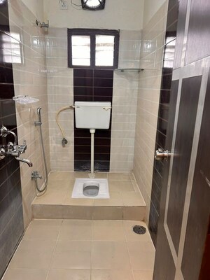 Bathroom in 3 BHK Apartment at Abhi Pragathi Square, Pragathi Nagar – for Rent