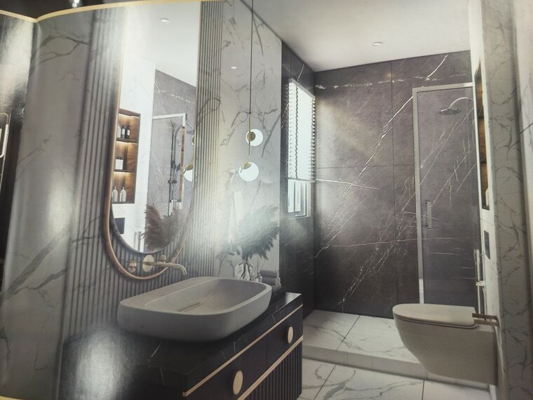 Bathroom, orris-woodview-residencies  1700 Sq.Ft. Builder Floor In Sector 89 Gurgaon 10441878