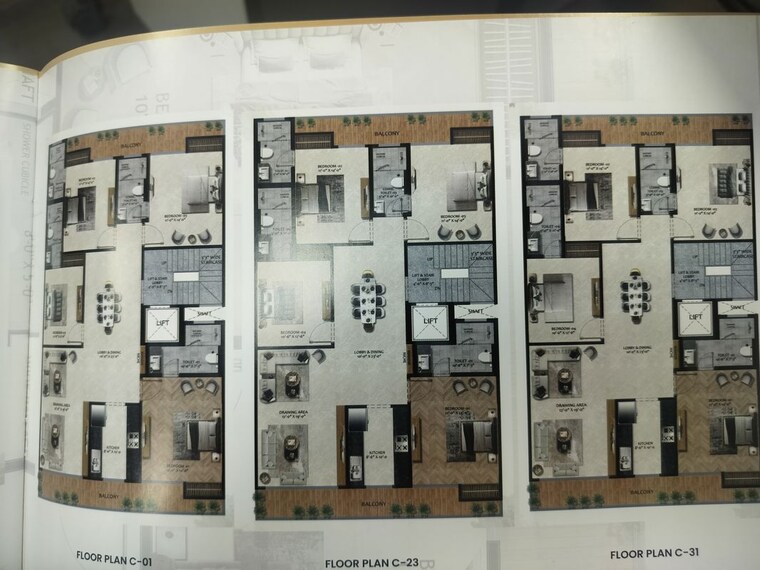 Floor Plan, orris-woodview-residencies  1700 Sq.Ft. Builder Floor In Sector 89 Gurgaon 10441878