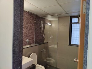 Bathroom in 3 BHK Apartment at Arvind Bel Air, Yelahanka – for Rent