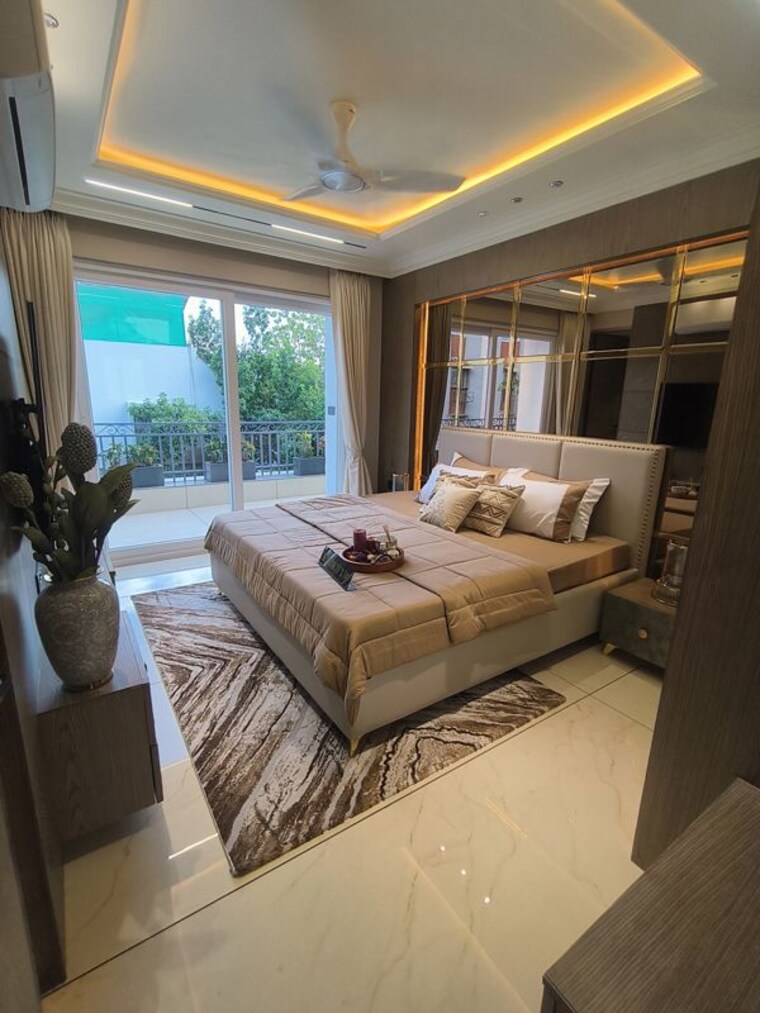 Bedroom, courtyard-bellagio 4 Bedroom 2220 Sq.Ft. Apartment In Bhayli Vadodara 10441962