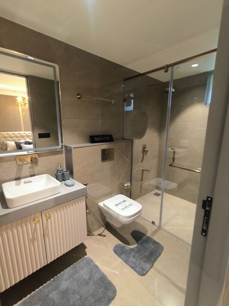 Washroom, courtyard-bellagio 4 Bedroom 2220 Sq.Ft. Apartment In Bhayli Vadodara 10441962