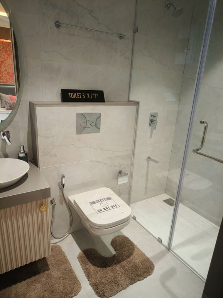 Washroom, courtyard-bellagio 4 Bedroom 2220 Sq.Ft. Apartment In Bhayli Vadodara 10441962