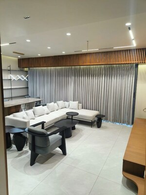 Living Room in 4 BHK Apartment at kasper Genesis, Bhayli – for Sale