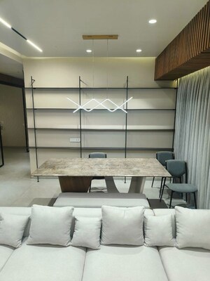 Living Room in 4 BHK Apartment at kasper Genesis, Bhayli – for Sale